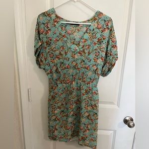 Zara dress multi color floral print